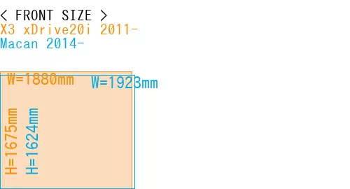 #X3 xDrive20i 2011- + Macan 2014-